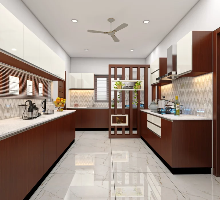 Parallel kitchen home interior